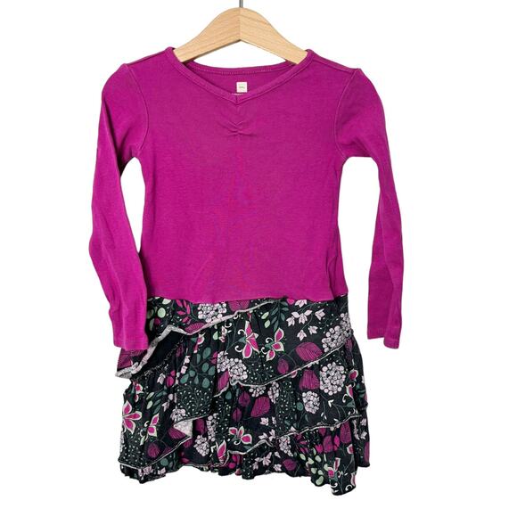 Tea Collection Botanical Ruffle Dress - Picture 1 of 7